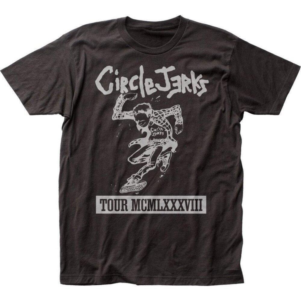 Circle Jerks 1988 Music Tour Unisex Retro Band TShirt